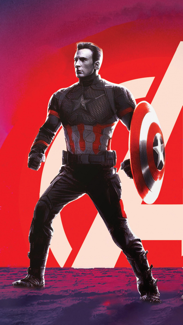 Обои Мстители Эндшпиль, Железный человек, Капитан Америка, мститель, Представление в разрешении 750x1334