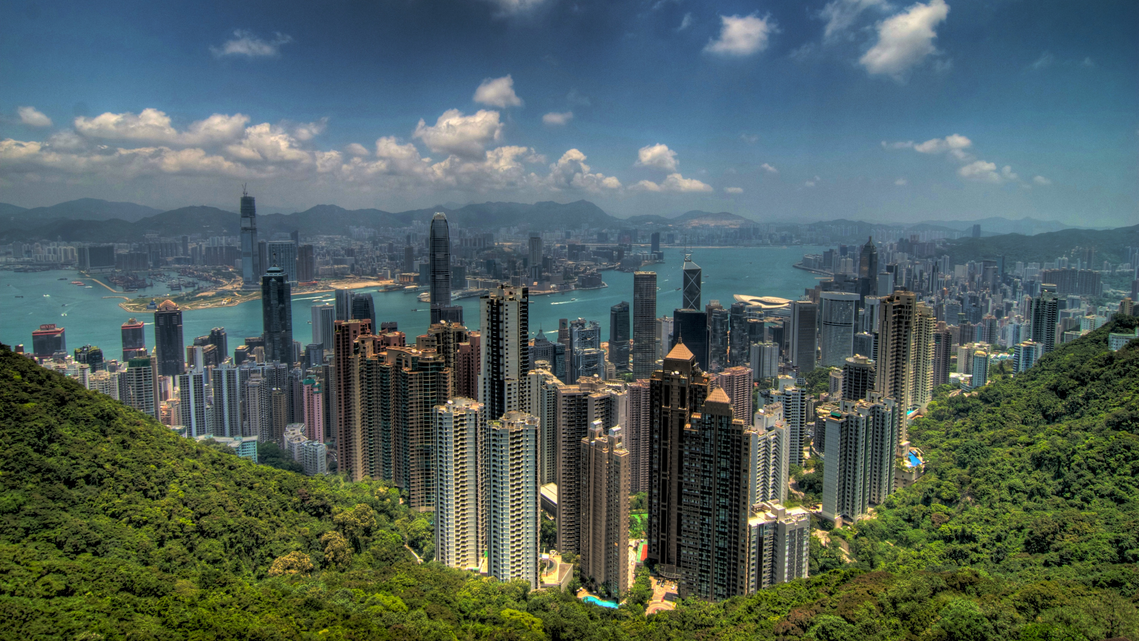 Обои Гонконг, пик Виктория, Музей Мадам Тюссо В Гонконге, путешествие, городской пейзаж в разрешении 3840x2160