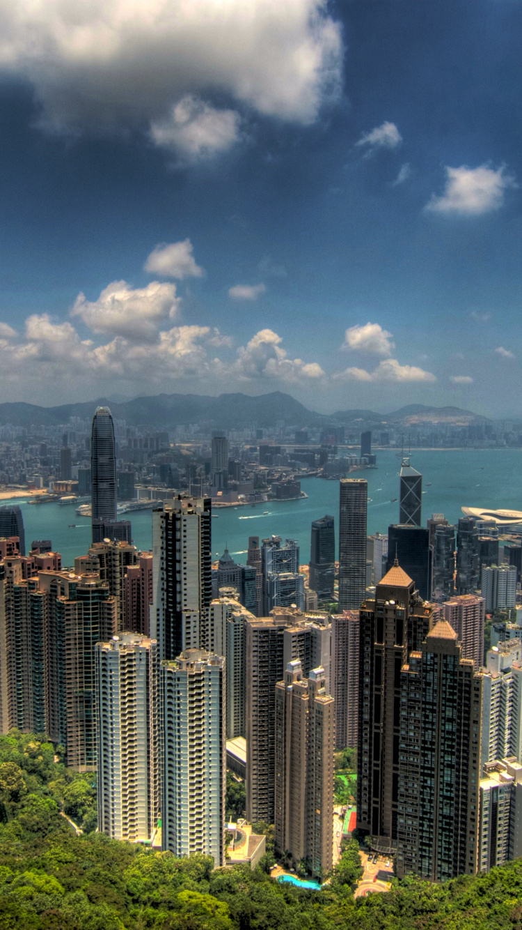 Обои Гонконг, пик Виктория, Музей Мадам Тюссо В Гонконге, путешествие, городской пейзаж в разрешении 750x1334