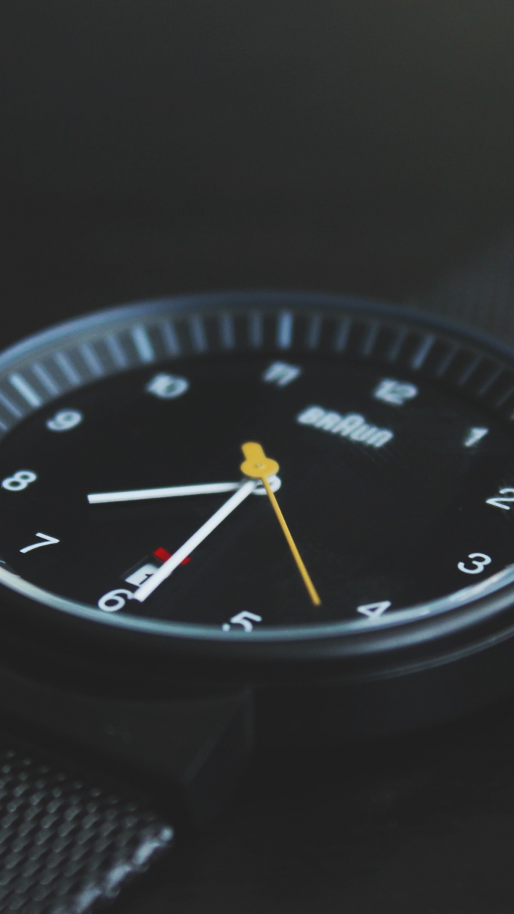 Обои часы, аналоговые часы, измерительный прибор, автомобильные запчасти, тахометр в разрешении 720x1280