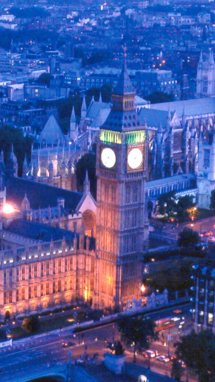 Обои здание парламента, река темза, вестминстерский дворец, ориентир, город в разрешении 750x1334