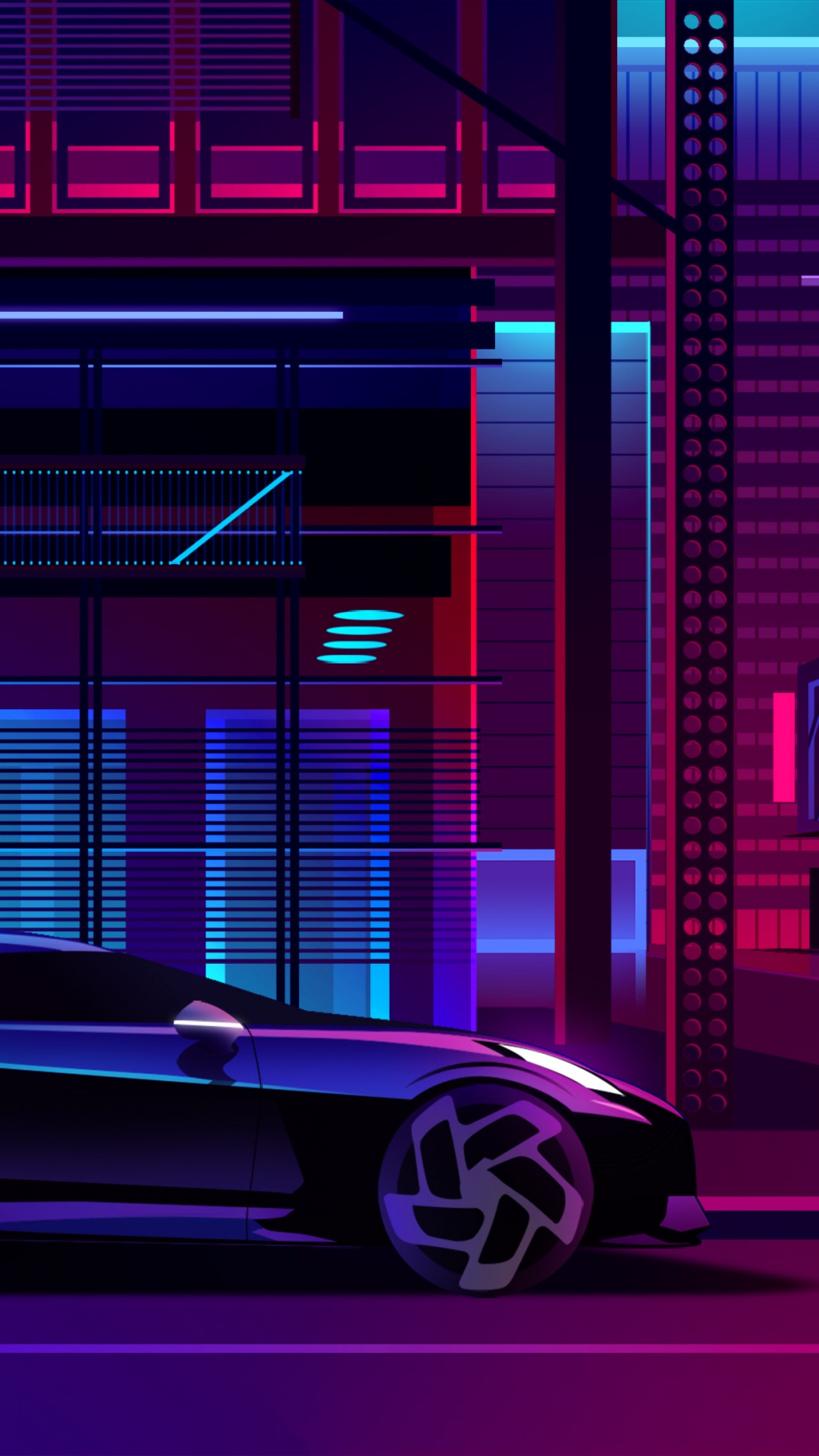 Обои Бугатти Ла Вуатюр Нуар, bugatti, авто, спорткар, суперкар в разрешении 1080x1920