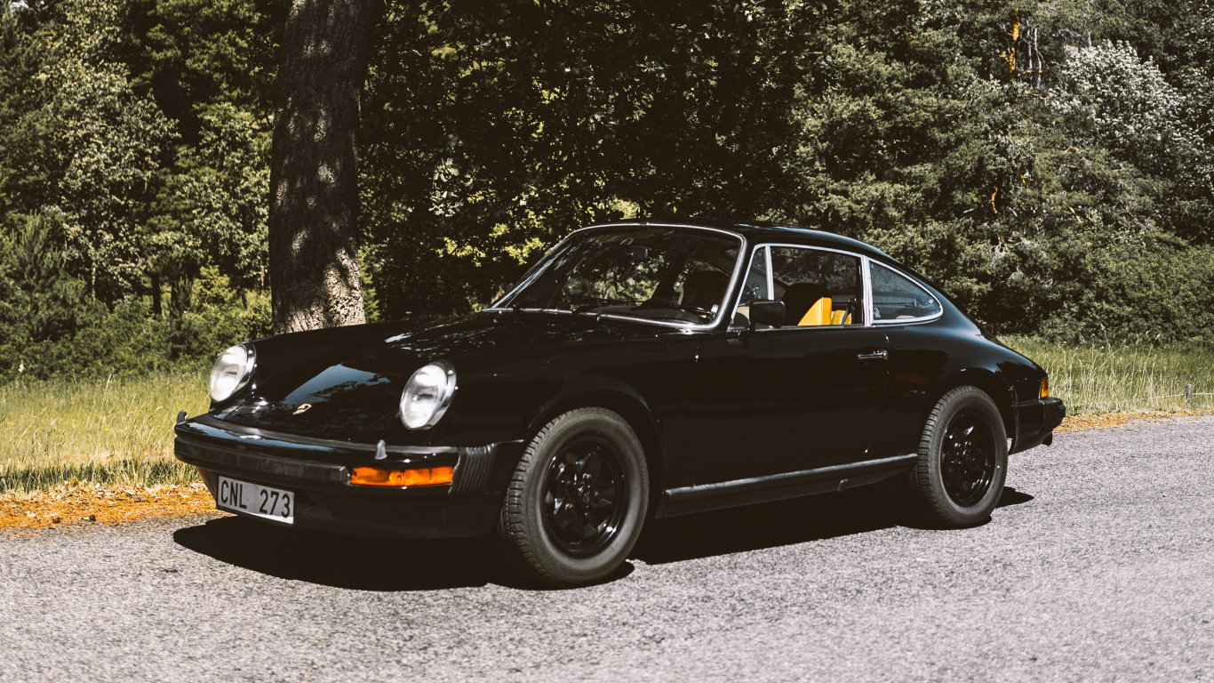 Обои классический автомобиль, Порше 911 классика, Ралли регулярность, кузов купе, седан в разрешении 1366x768