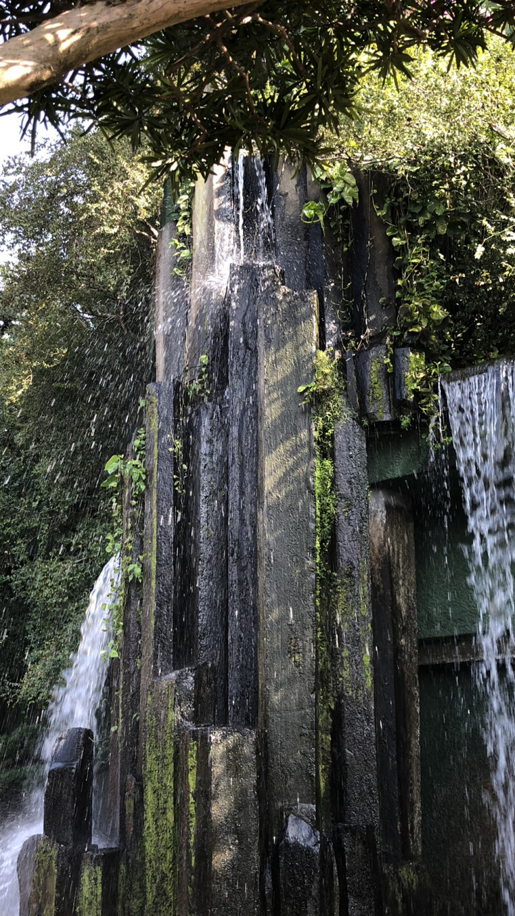 Обои водопад, гидроресурсы, водоток, достопримечательность, водоем в разрешении 750x1334
