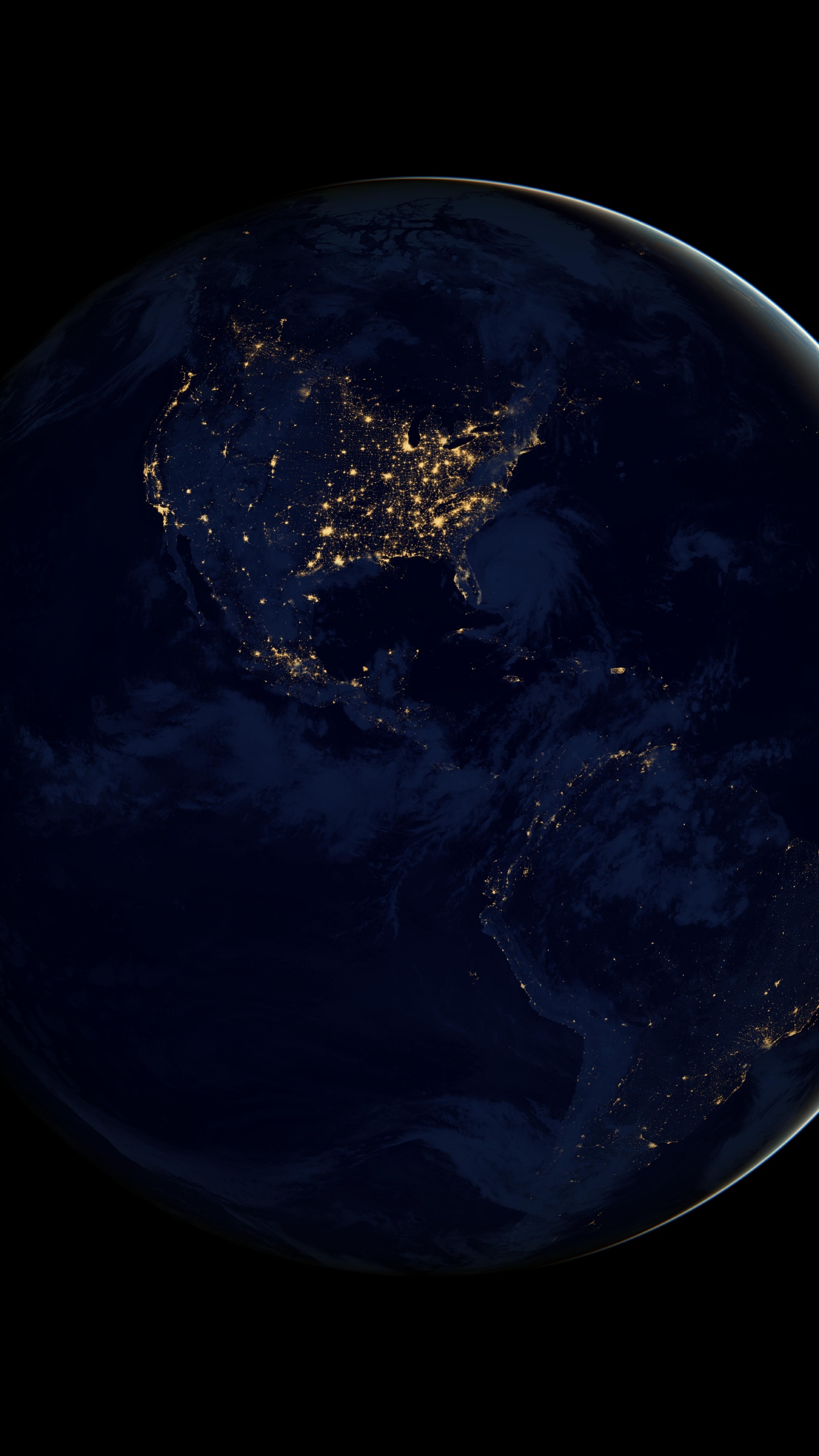 Обои земля, голубой мрамор, Обзор эффект, НАСА, планета в разрешении 1440x2560