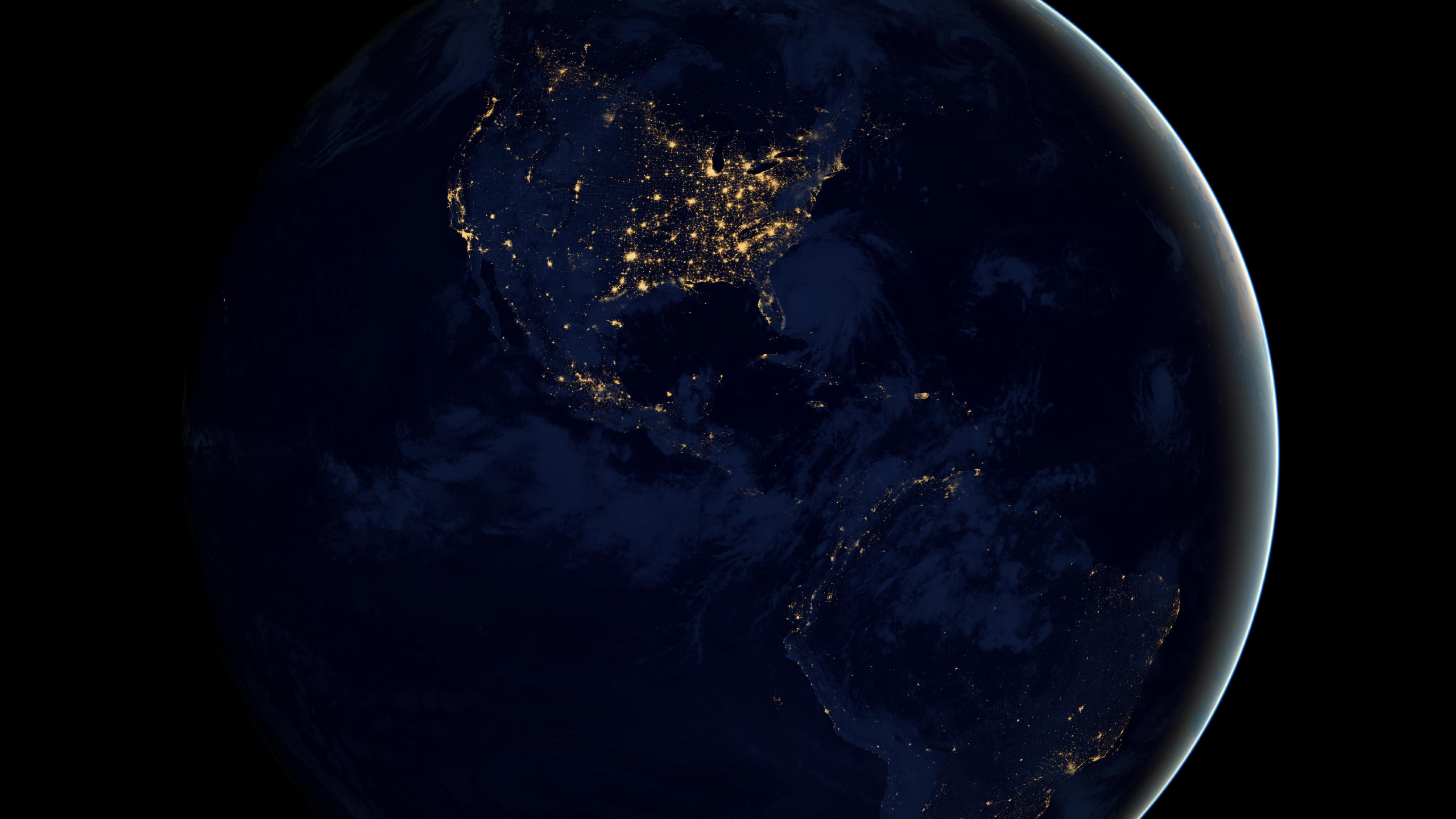 Обои земля, голубой мрамор, Обзор эффект, НАСА, планета в разрешении 2560x1440