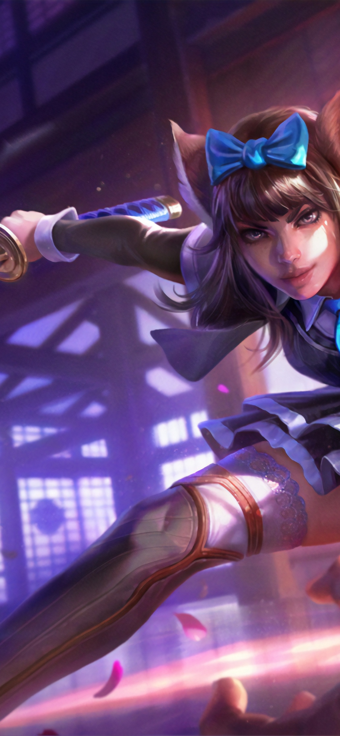 Обои Михо тщеславие, тщеславие, растение, пурпур, развлечение в разрешении 1125x2436