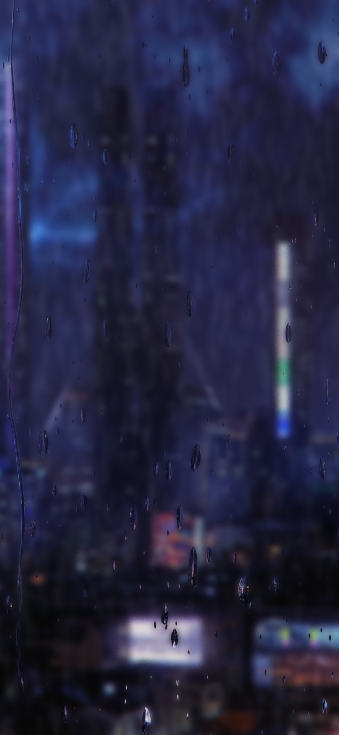 Обои наука, пурпур, полутона и оттенки, вода, полночь в разрешении 1125x2436