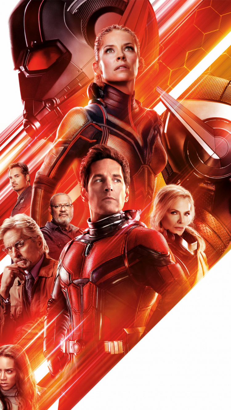 Обои Человек-муравей и Оса, Оса, Человек-муравей, супергерой, marvel в разрешении 750x1334