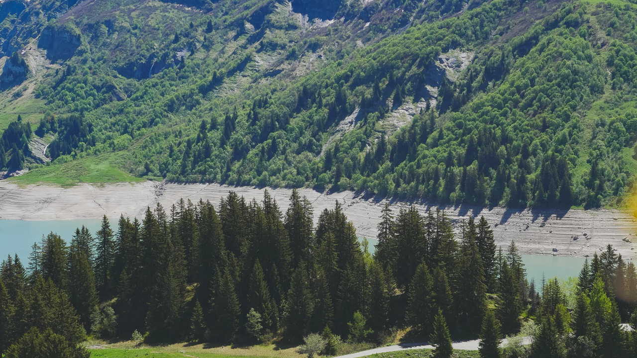 Обои нагорье, природный ландшафт, apple, горный хребет, горный рельеф в разрешении 1280x720