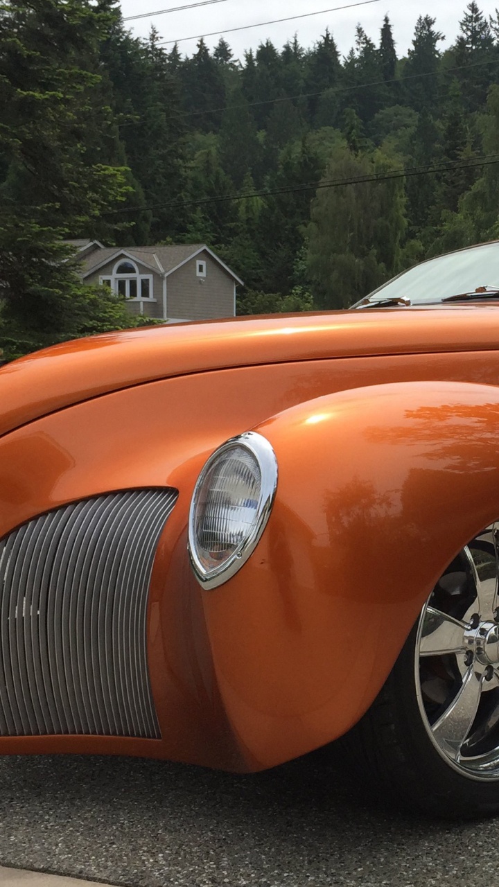 Обои Линкольн-Зефир, Линкольн, авто, лихач, мускул кар в разрешении 720x1280