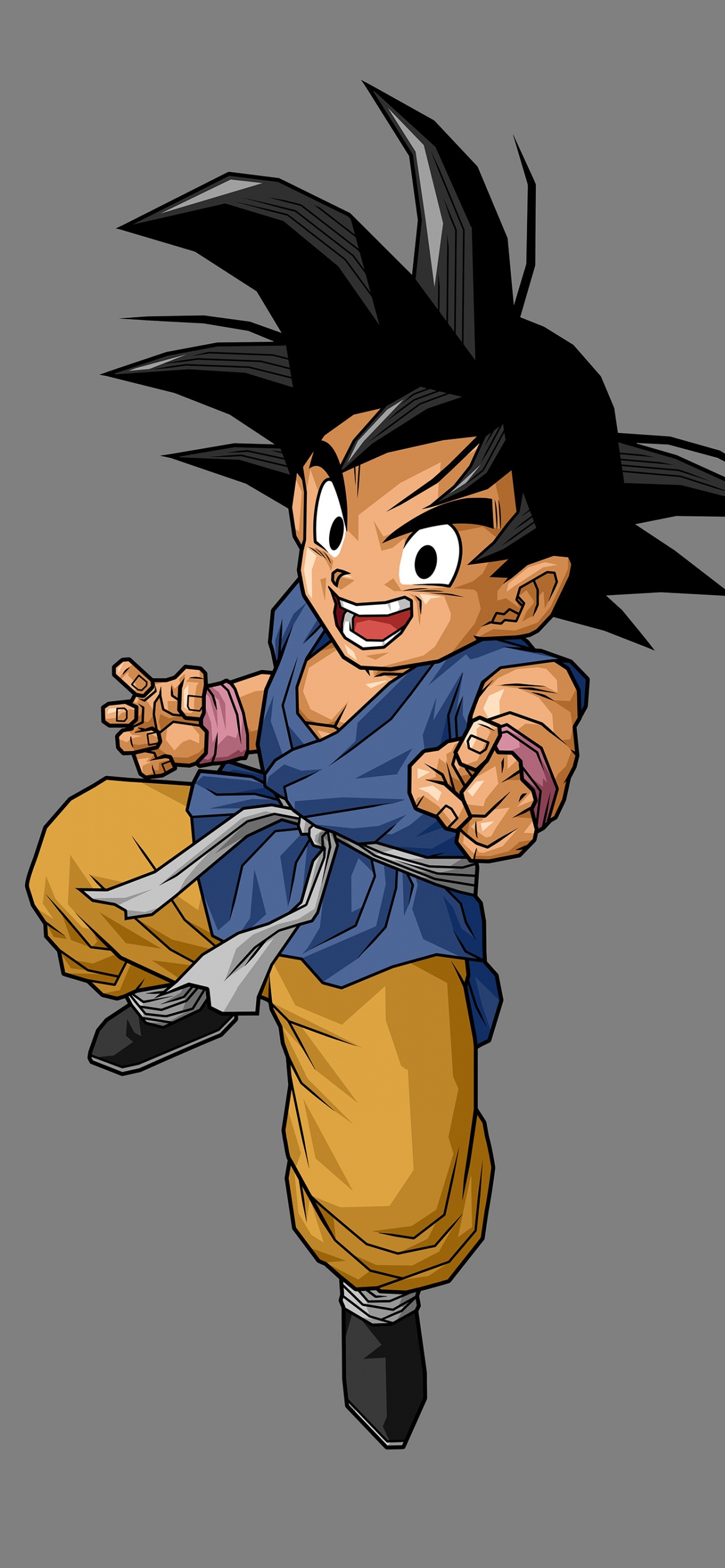 Обои малыш ГОКУ ГТ, гоку, вегета, Готен, Super Saiyan в разрешении 1242x2688