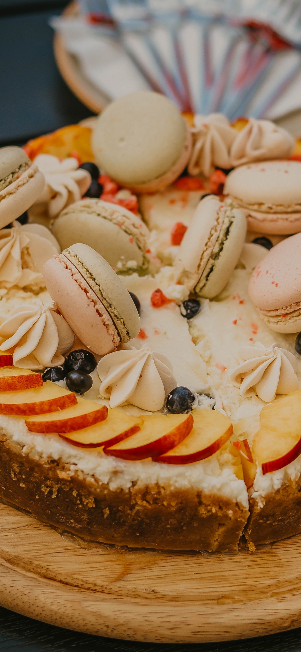 Обои макарон, пища, блюда, сладость, ингредиент в разрешении 1242x2688