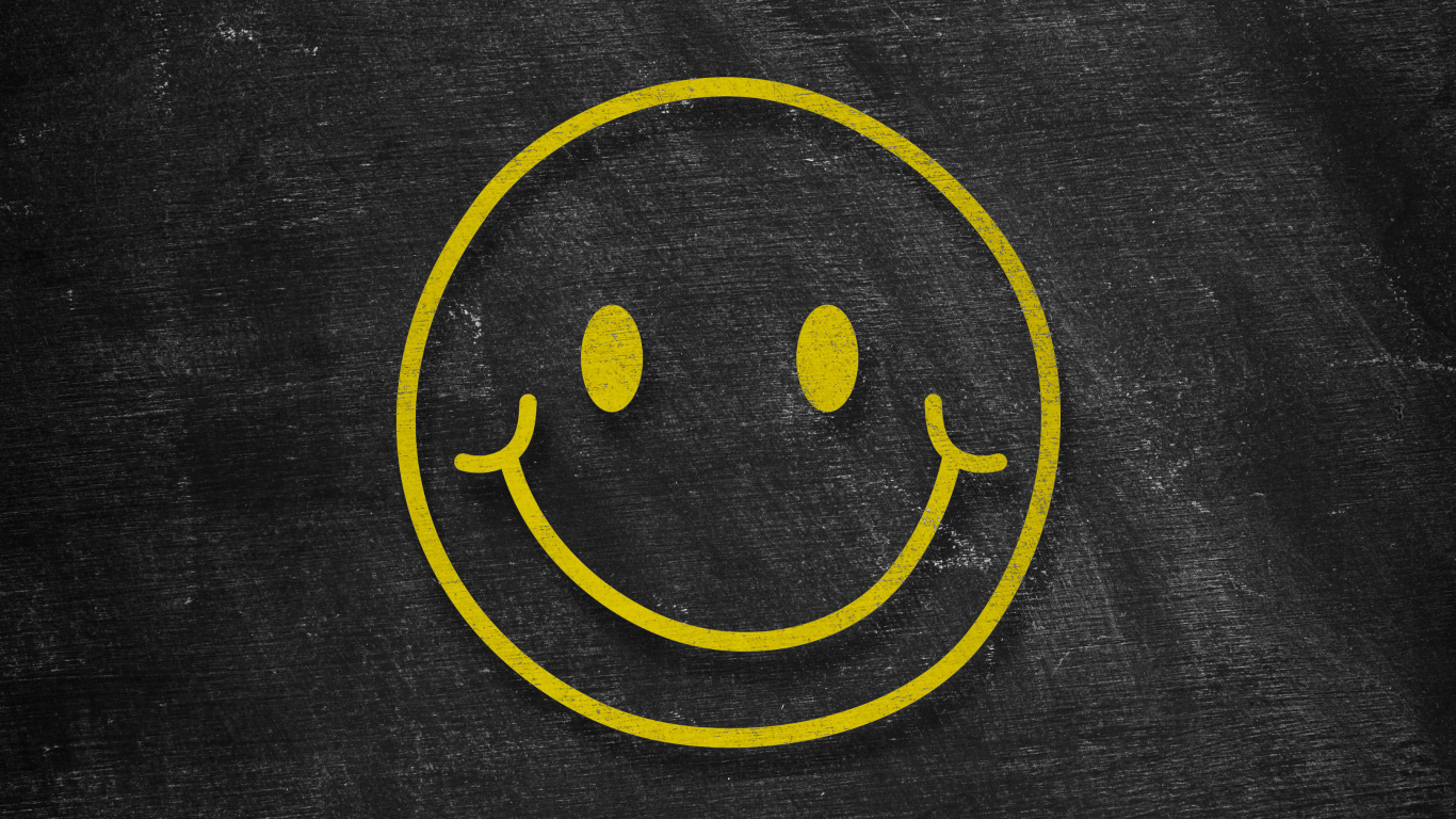 Обои круг, проводить исследования, глаз, улыбка, смайлик в разрешении 1366x768