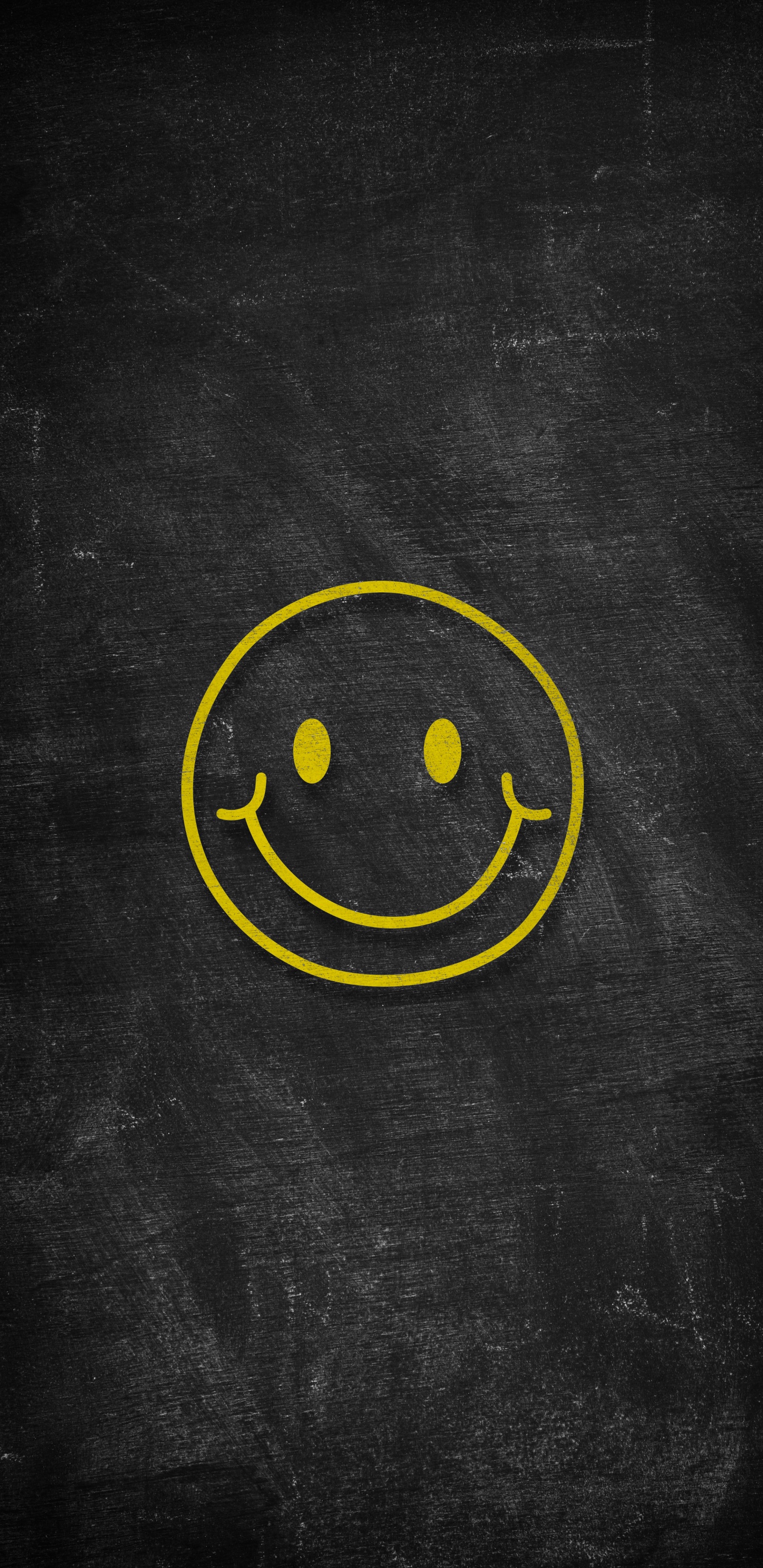 Обои круг, проводить исследования, глаз, улыбка, смайлик в разрешении 1440x2960