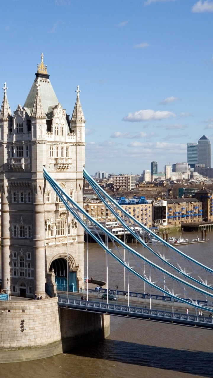Обои тауэрский мост, мост, ориентир, город, реки в разрешении 720x1280