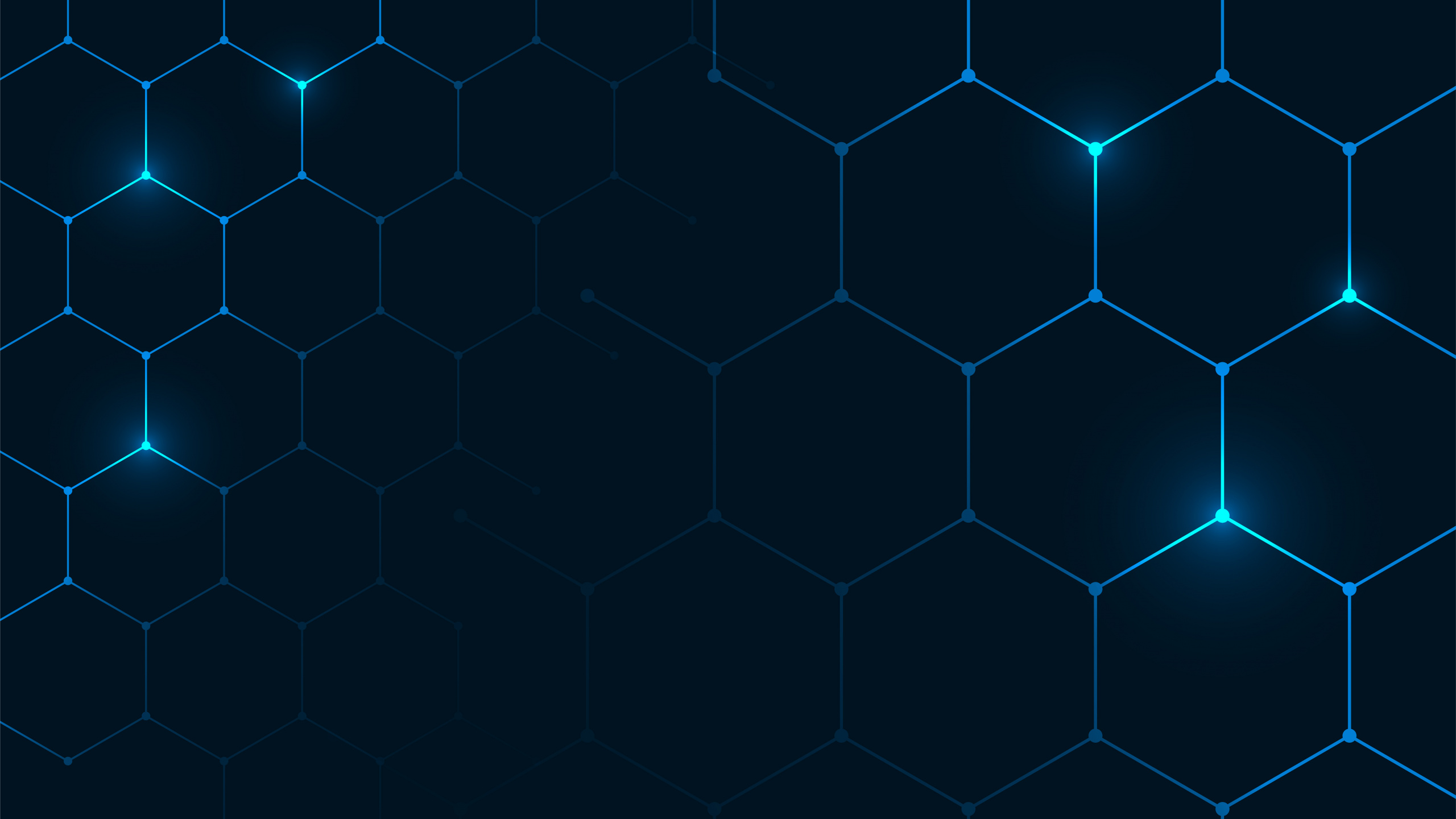 Обои темнота, синий, лазурный, линия, симметрия в разрешении 2560x1440