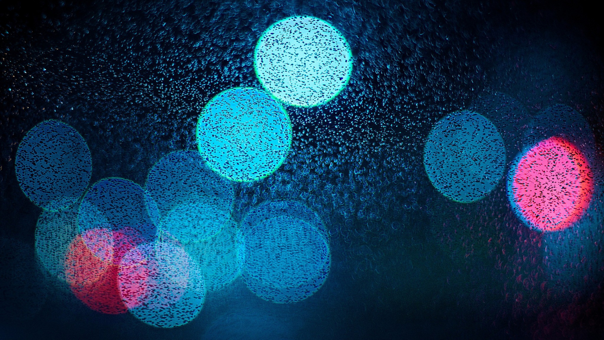 Обои свет, синий, бирюза, круг, красочность в разрешении 1920x1080