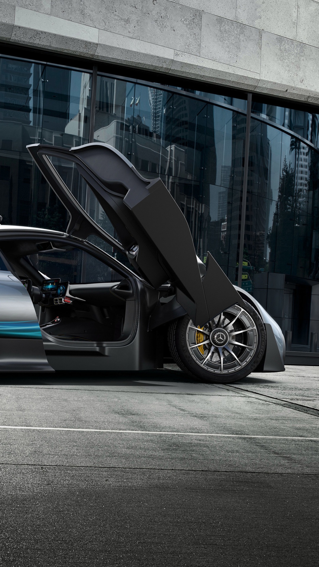 Обои Проект Мерседес-АМГ один, легковые автомобили, mercedes benz, Астон Мартин, mercedes benz s class в разрешении 1080x1920