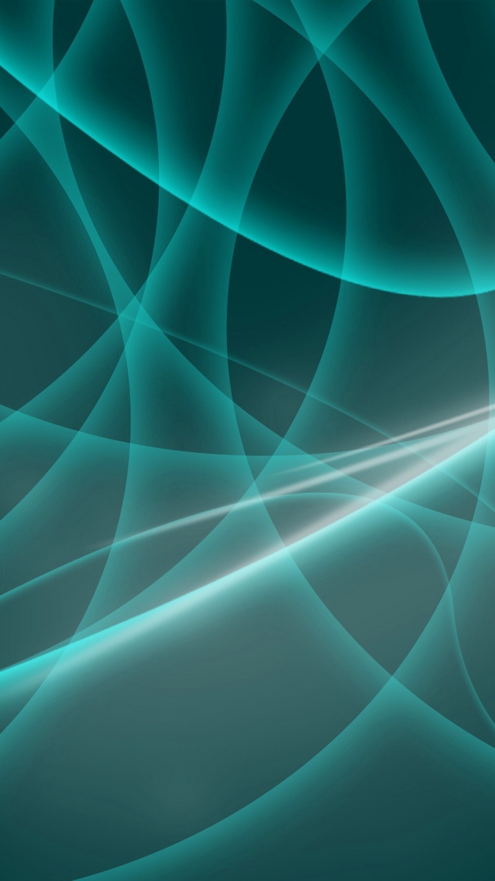 Обои синий, Аква, зеленый, бирюза, фрактальное искусство в разрешении 720x1280