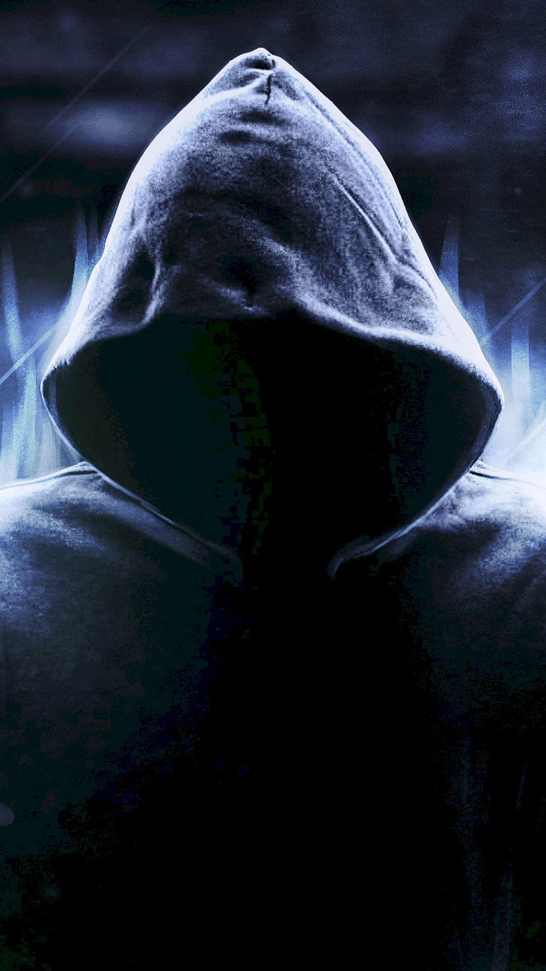 Обои темнота, вода, Цифровой композитинг, Анонимус, вымышленный персонаж в разрешении 1080x1920