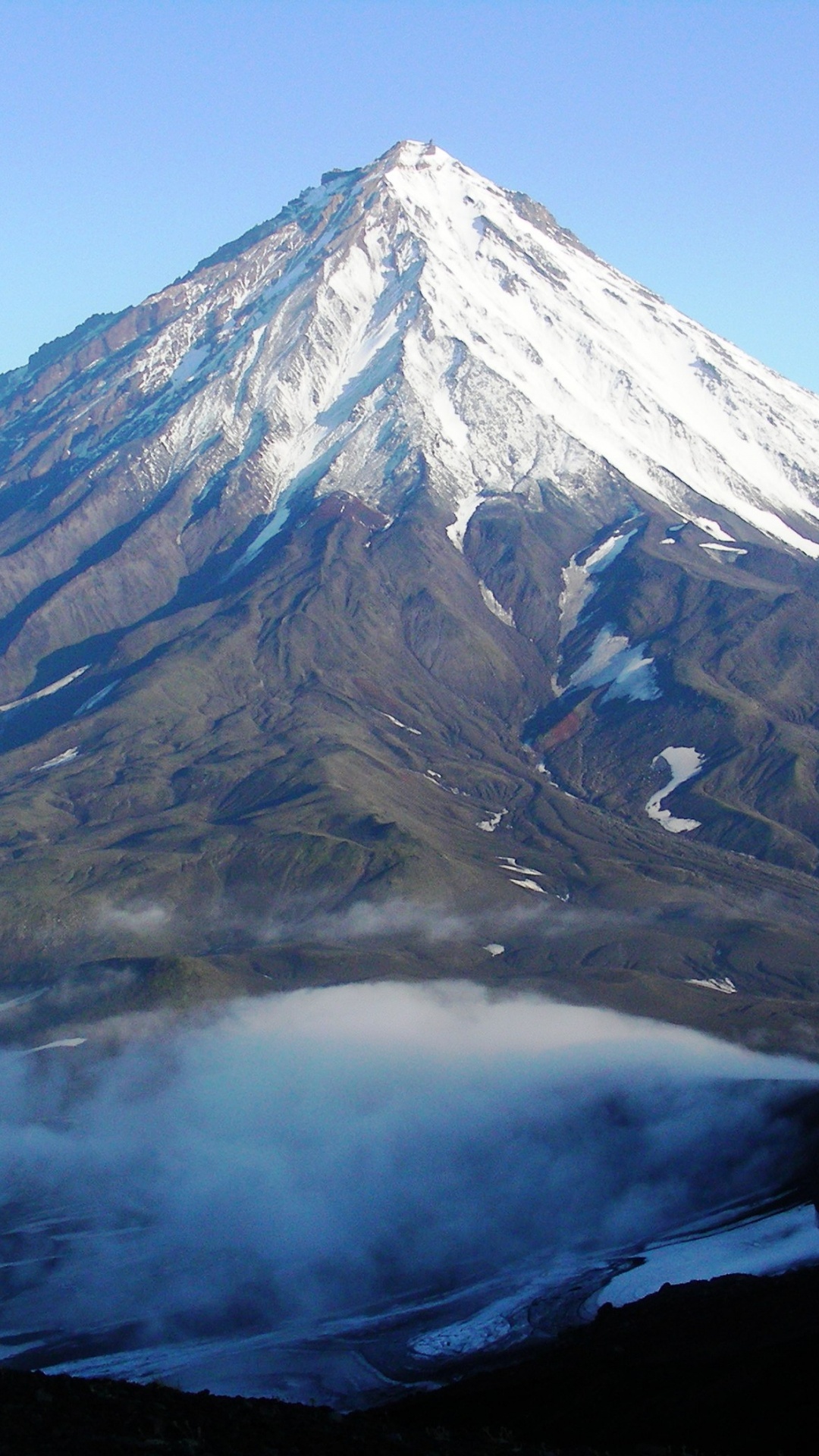 Обои вулкан, вулканы камчатки, Этна, горный рельеф, гора в разрешении 1080x1920