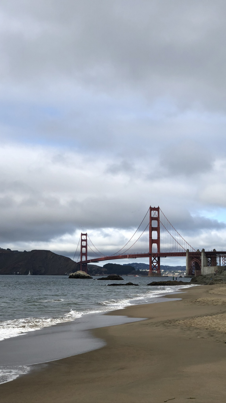 Обои Сан Франциско, море, побережье, вода, физика в разрешении 750x1334