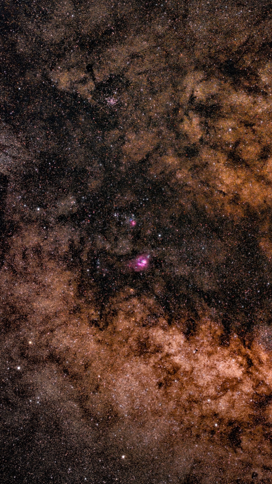 Обои Млечный Путь, звезда, астрономический объект, космос, космическое пространство в разрешении 1080x1920