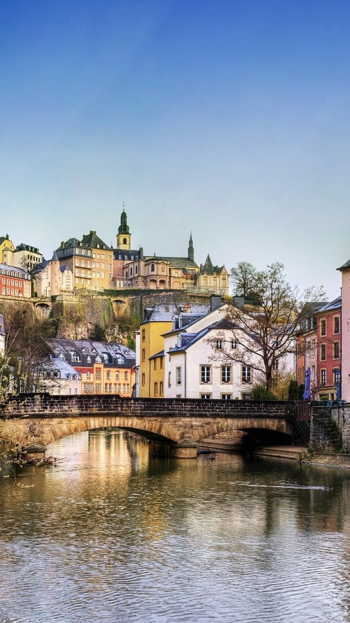 Обои водный путь, реки, канал, отражение, Ирландия в разрешении 720x1280