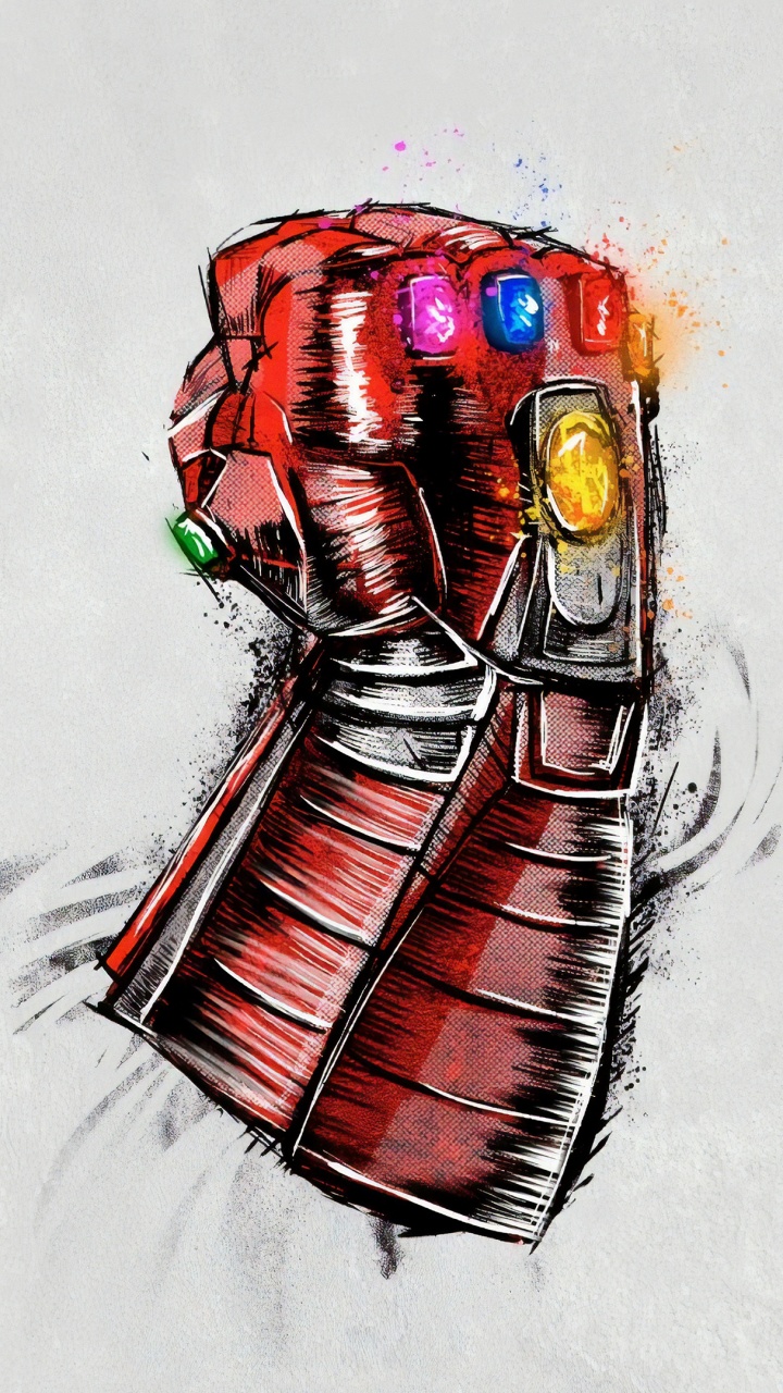 Обои marvel, Танос, мстители, мстители мы любим тебя 3000 плакат, Железный человек в разрешении 720x1280