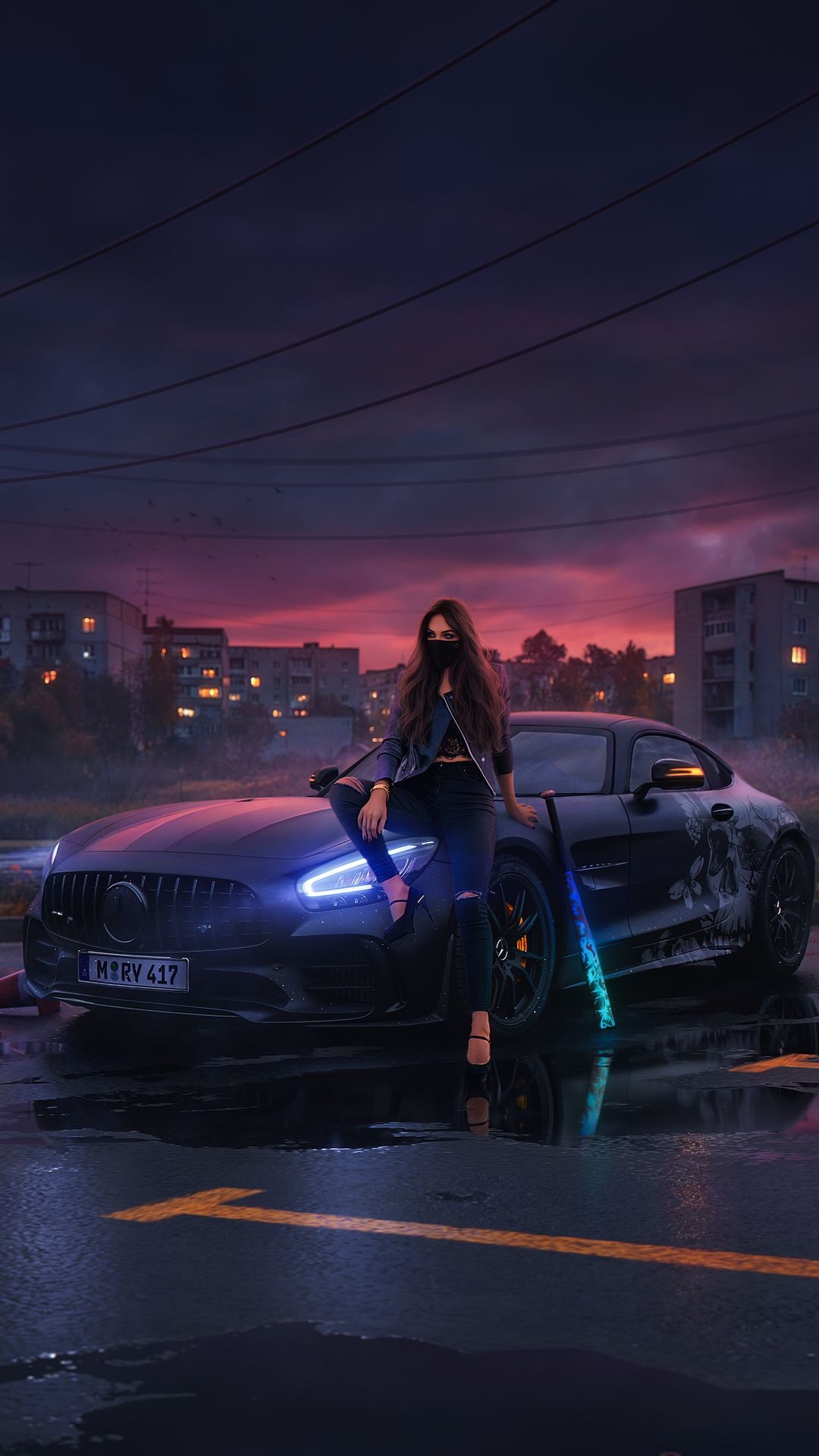 Обои mercedes benz, легковые автомобили, mercedes benz amg gt, mercedes benz c class, Мерседес АМГ в разрешении 1080x1920