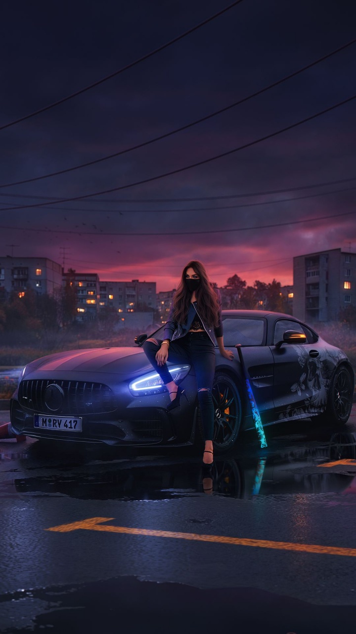 Обои mercedes benz, легковые автомобили, mercedes benz amg gt, mercedes benz c class, Мерседес АМГ в разрешении 720x1280