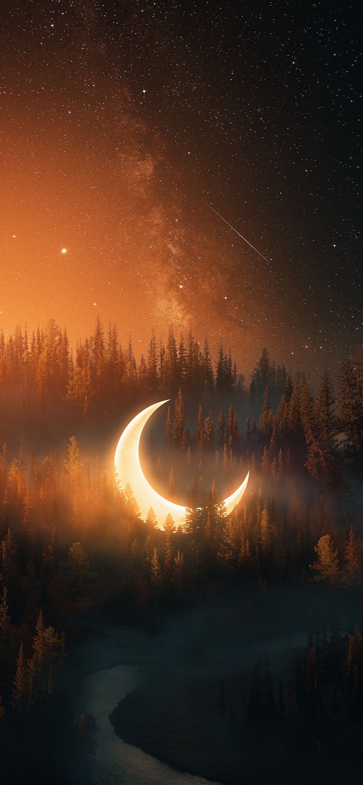 Обои природа, атмосфера, природный ландшафт, мир, дерево в разрешении 1242x2688