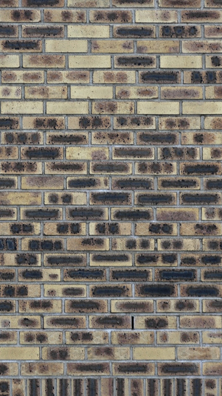 Обои кирпичная кладка, каменная стена, стена, кирпич, узор в разрешении 720x1280