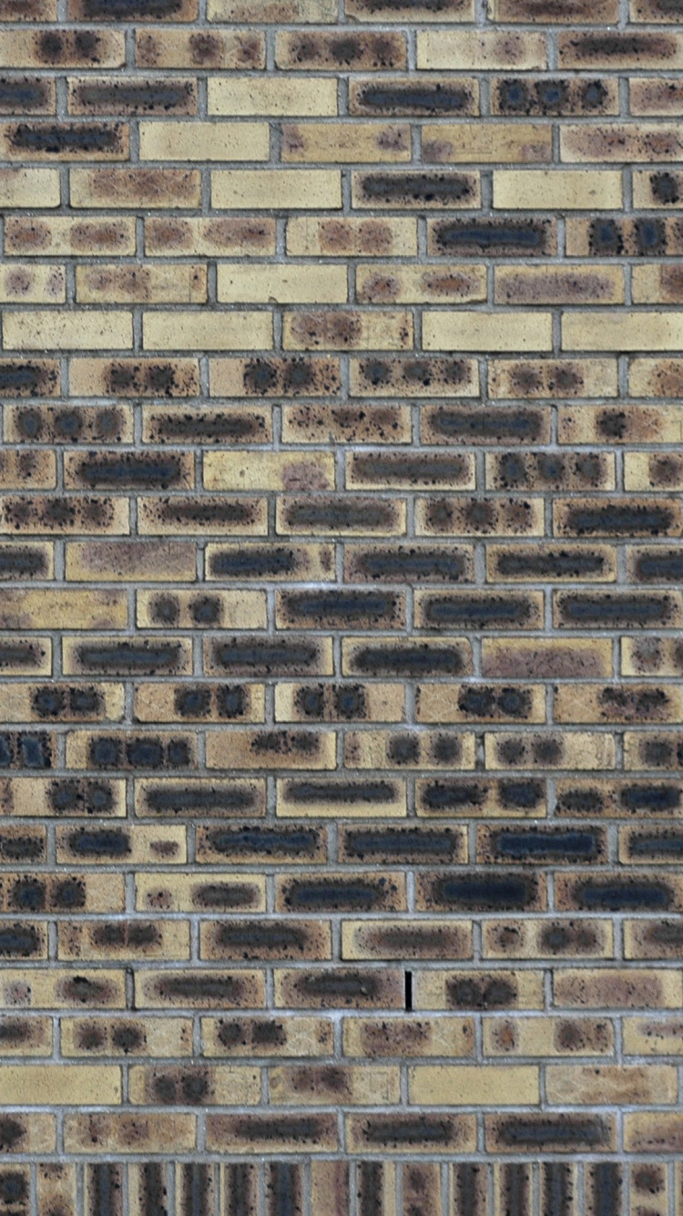 Обои кирпичная кладка, каменная стена, стена, кирпич, узор в разрешении 750x1334