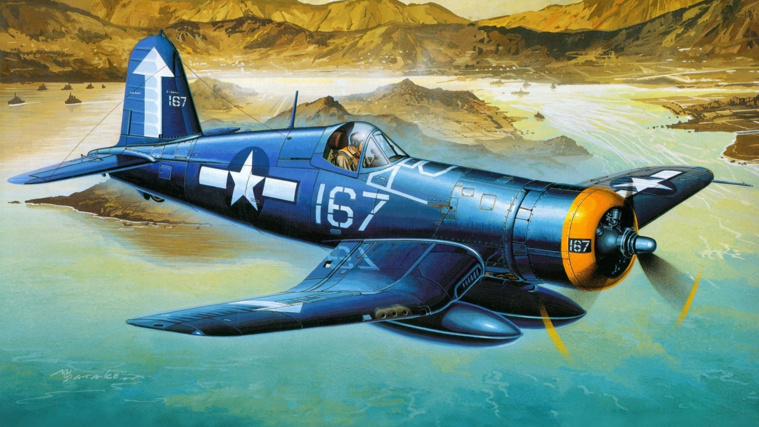 Обои привет f4u Корсар, пластиковая модель, самолеты, самолет, авиация в разрешении 2560x1440