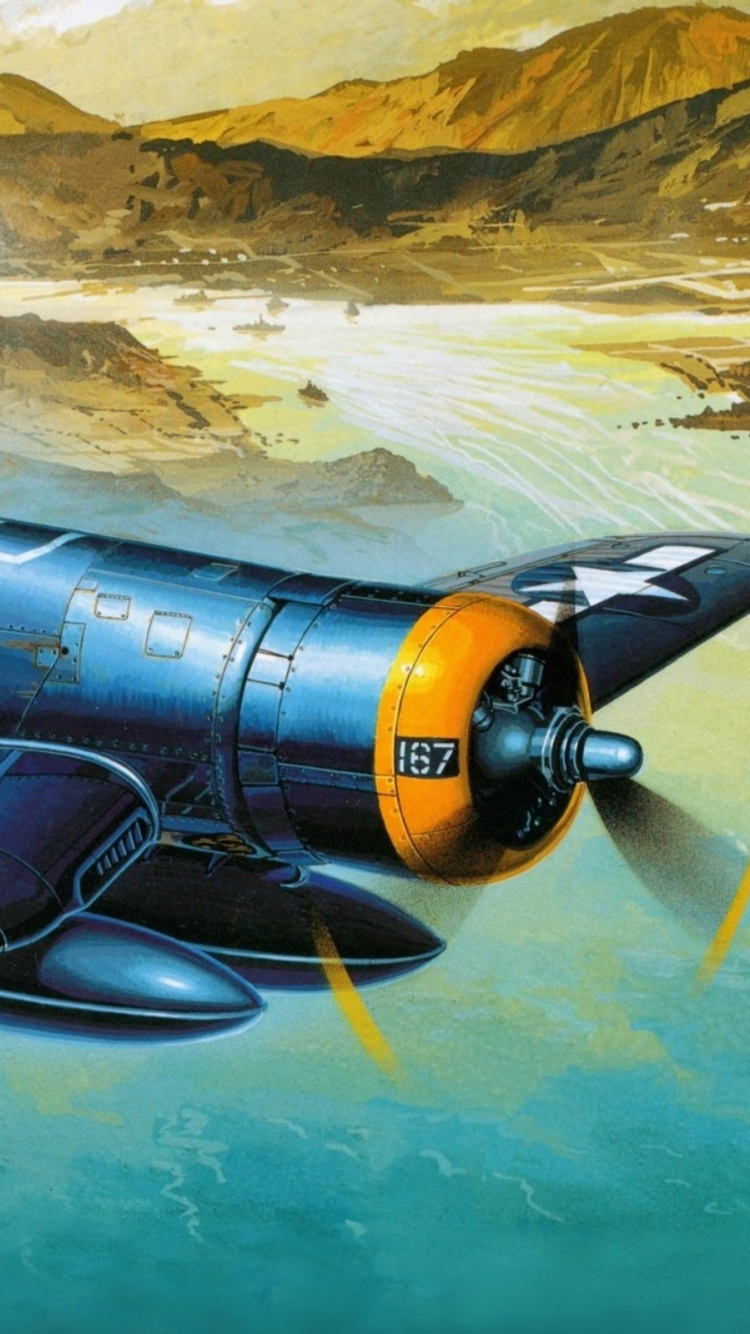 Обои привет f4u Корсар, пластиковая модель, самолеты, самолет, авиация в разрешении 750x1334