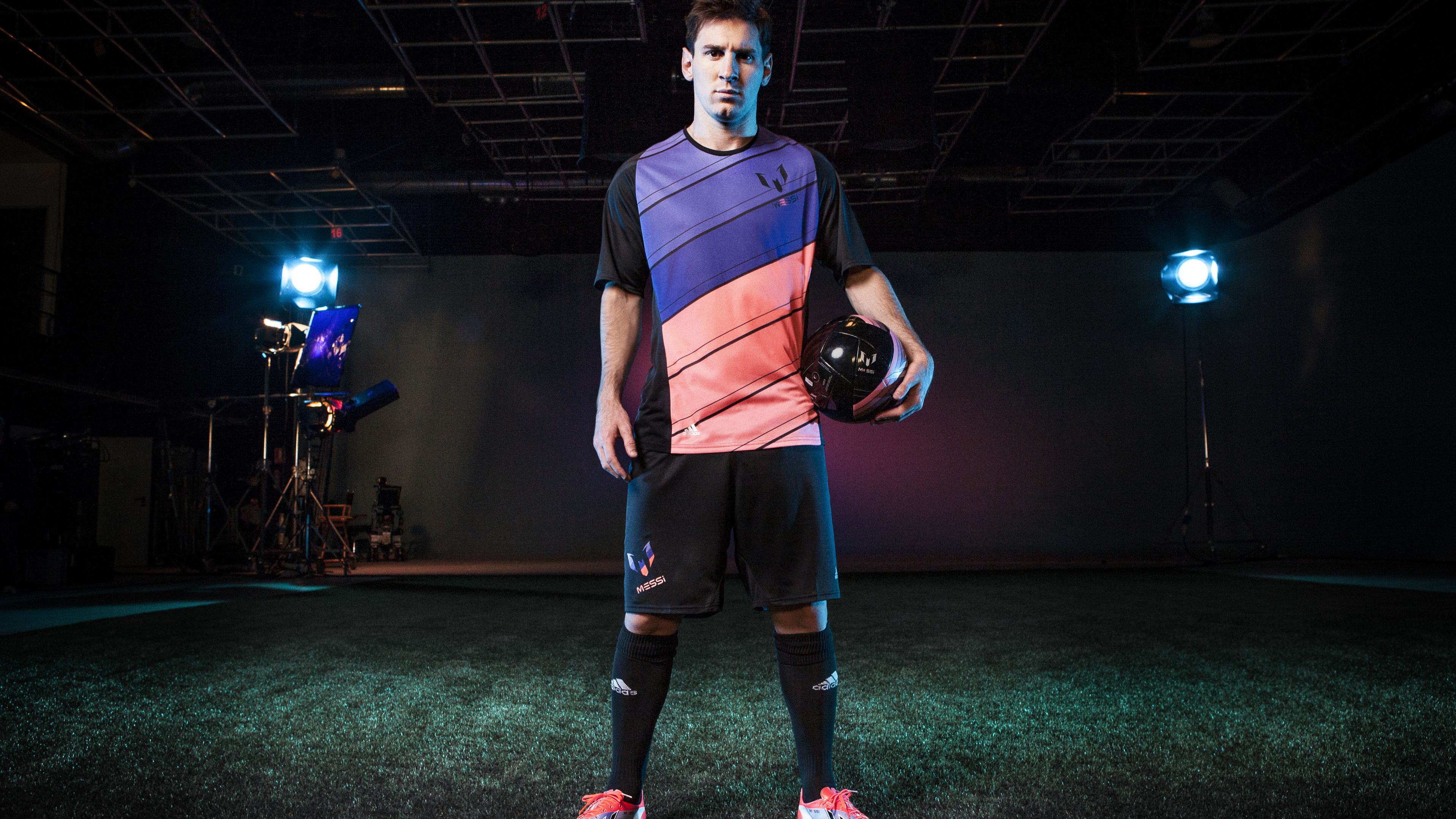 Обои Лионель Месси, ФК Барселона, Футбольный игрок, Представление, фэшн в разрешении 3840x2160