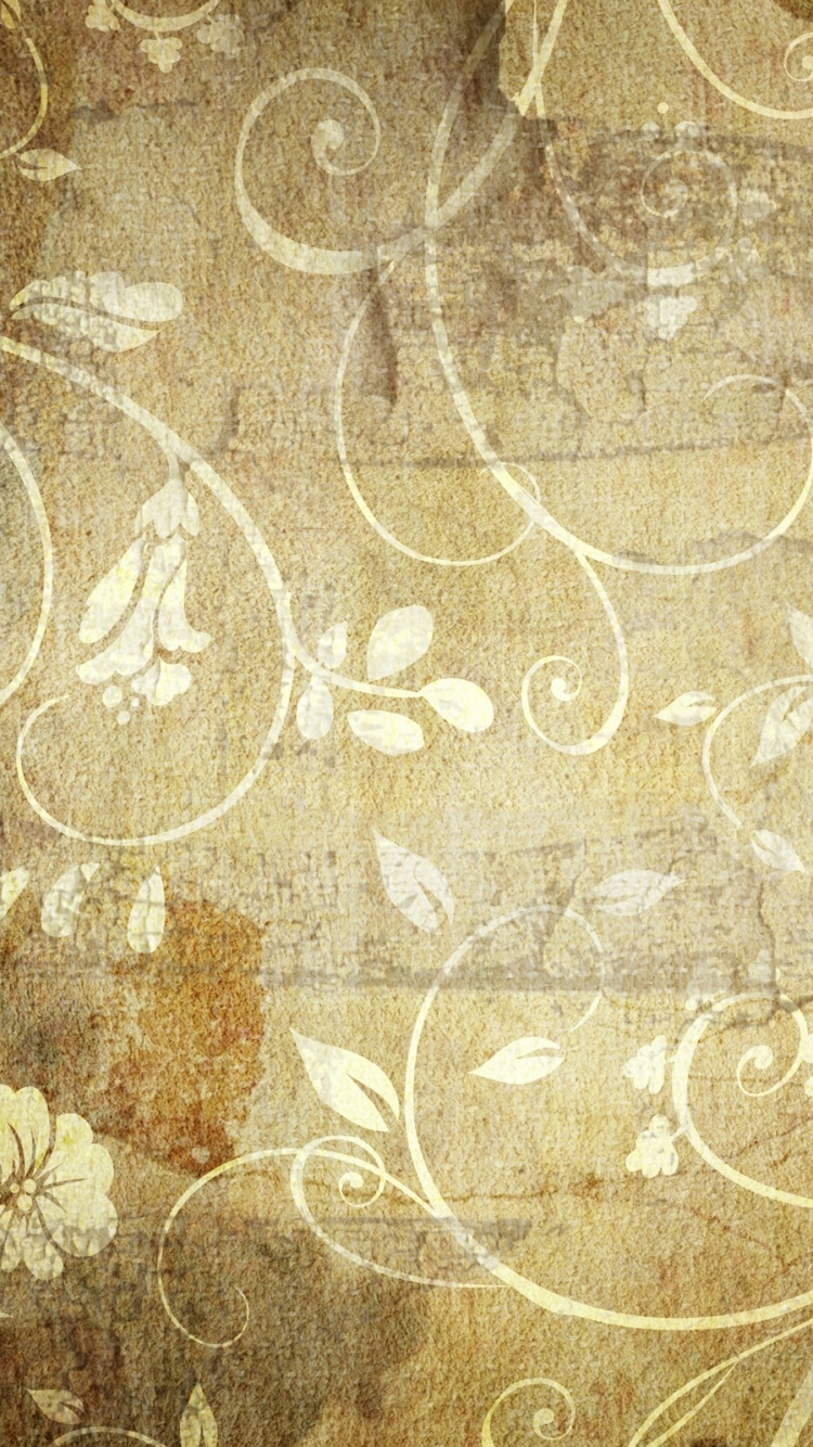 Обои текстура, коричневый цвет, узор, стена, искусство в разрешении 750x1334