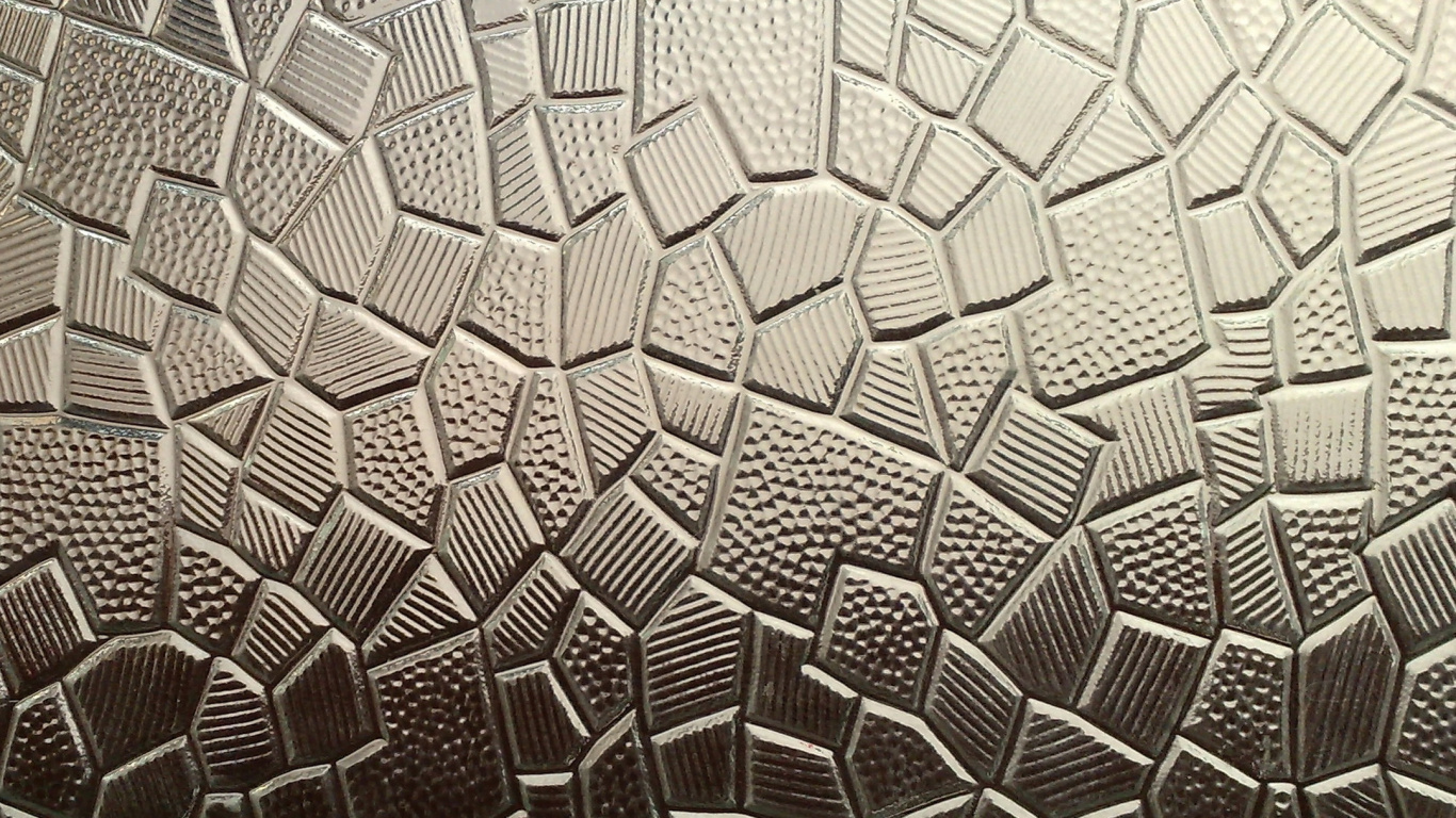 Обои узор, монохромный, дизайн, шина, Виво Y81 в разрешении 1366x768