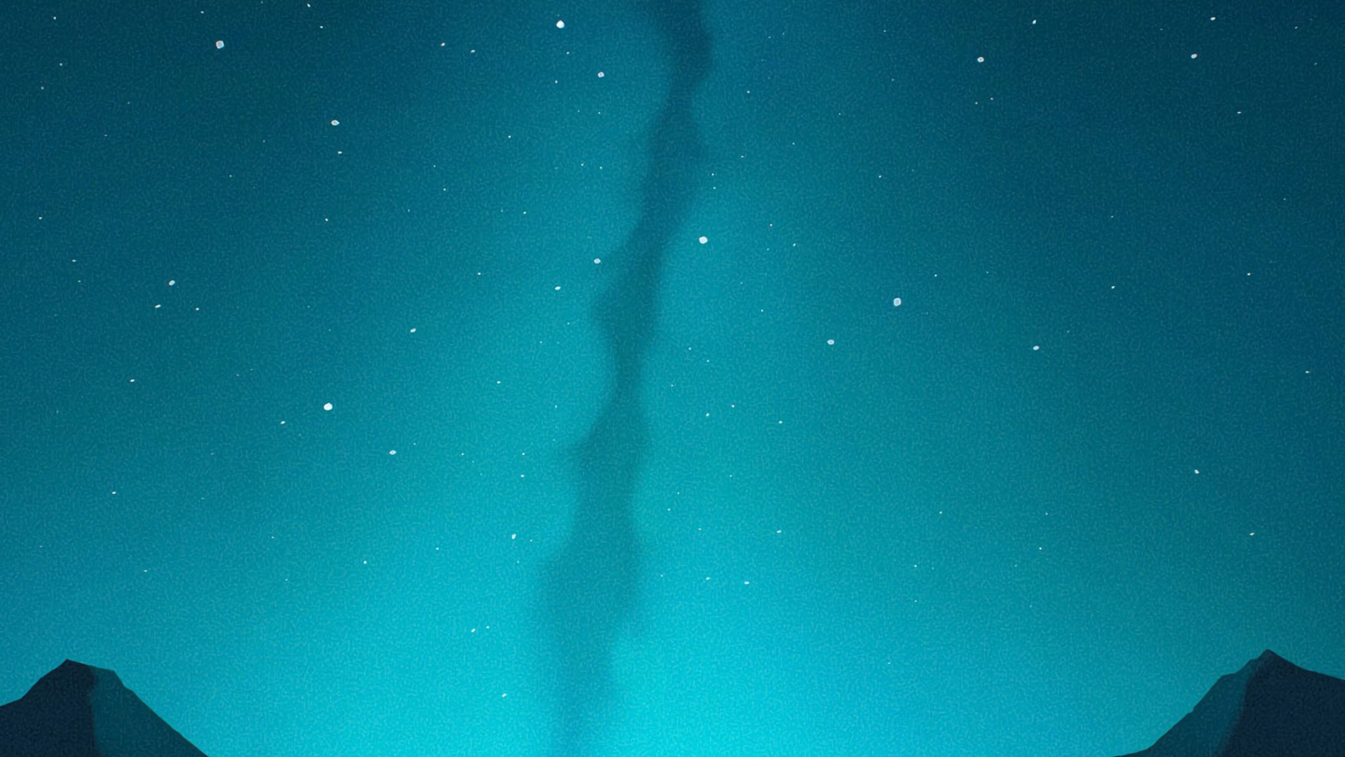 Обои арт, космос, пейзаж, атмосфера, гора в разрешении 1920x1080