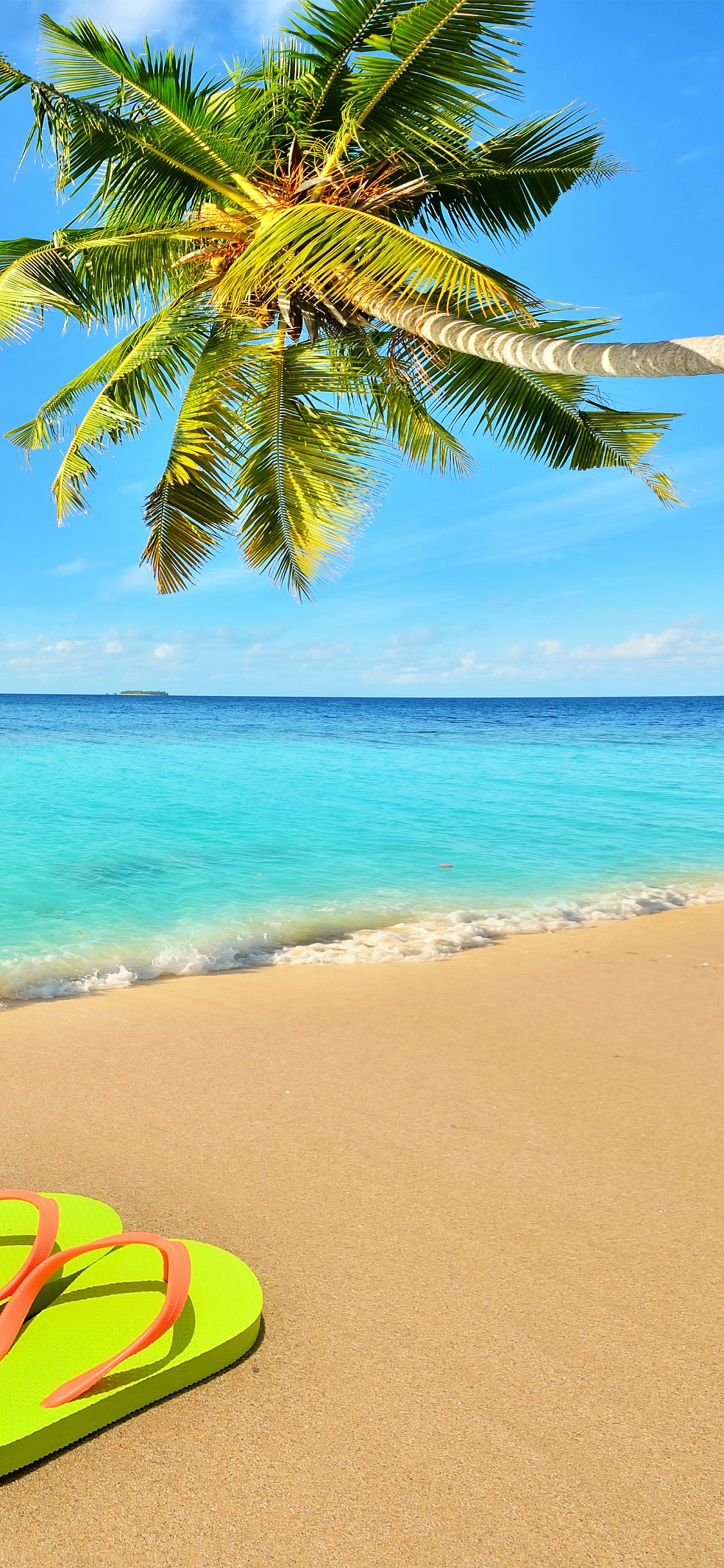 Обои пляж, лето, отпуск, тропическая зона, Карибский бассейн в разрешении 1125x2436