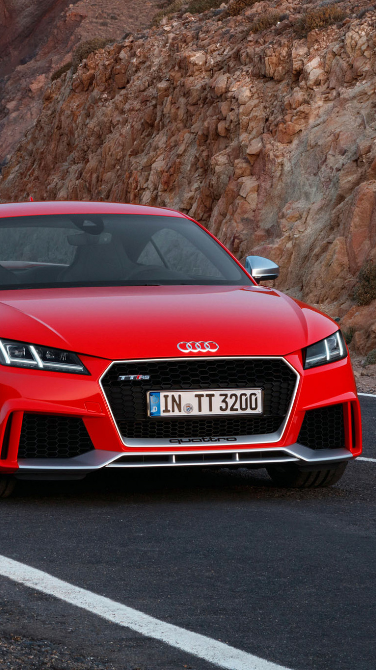 Обои 2017 Ауди ТТ, audi, авто, Ауди ТТ РС переворот, спорткар в разрешении 750x1334