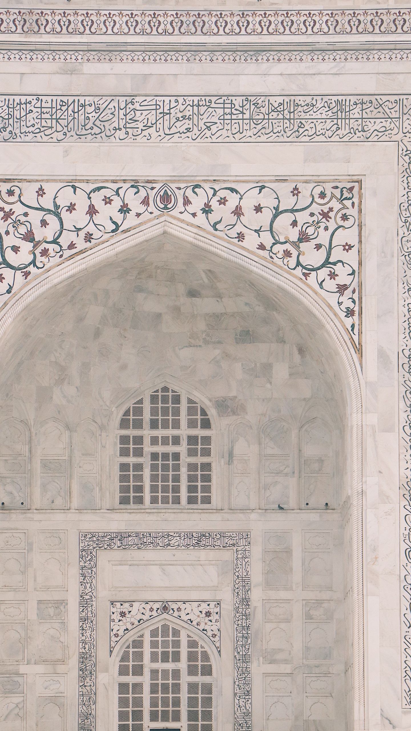 Обои Агра Форт, фасад, средневековая архитектура, Триумфальная арка, ханака в разрешении 1440x2560