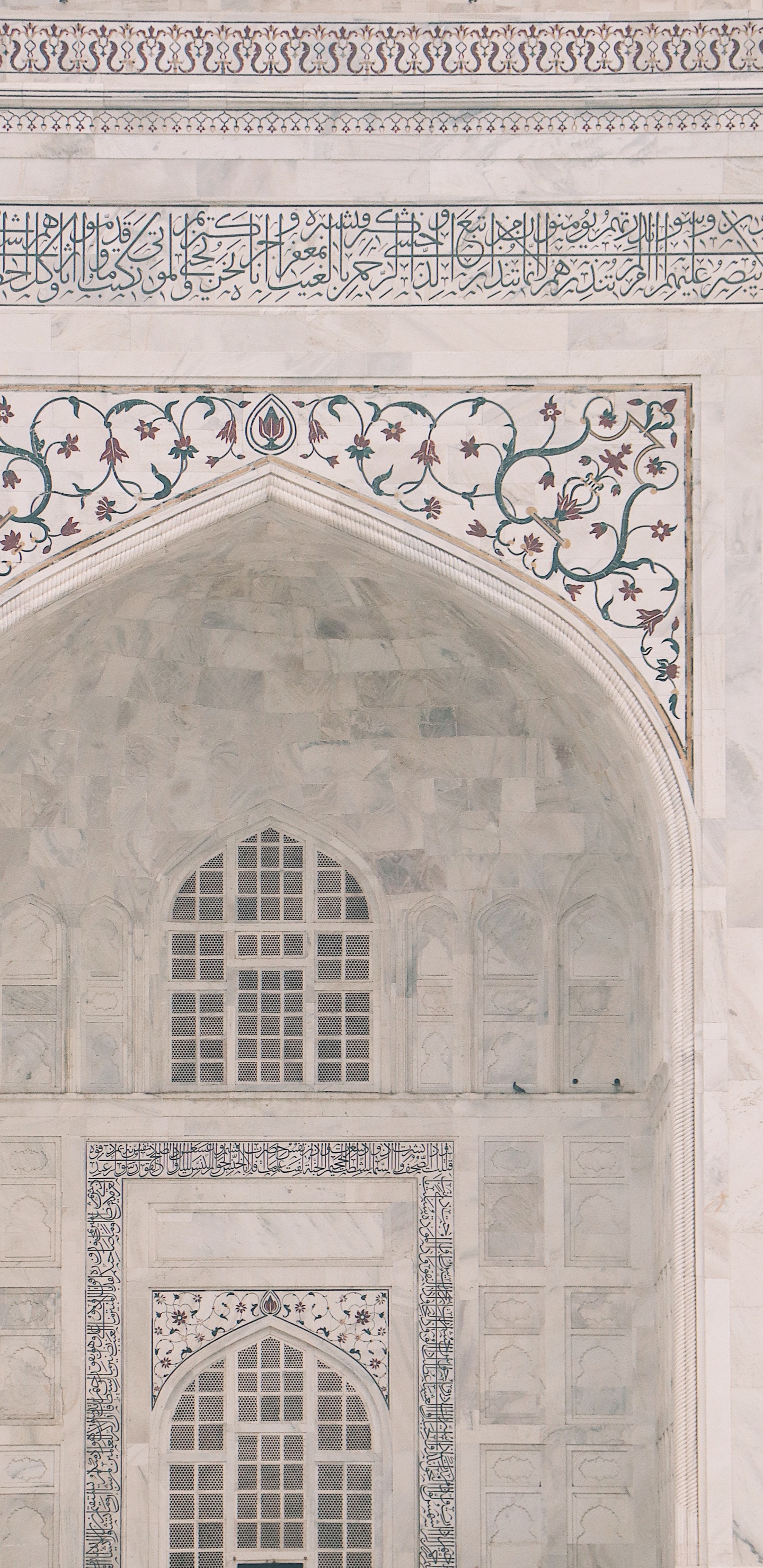 Обои Агра Форт, фасад, средневековая архитектура, Триумфальная арка, ханака в разрешении 1440x2960