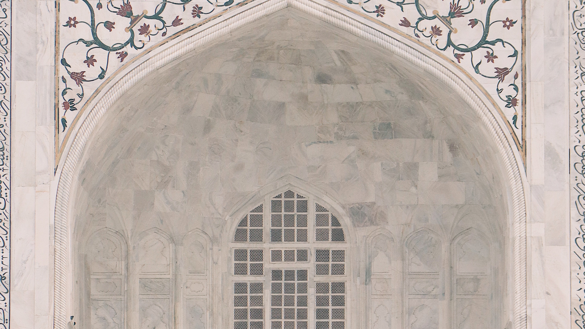 Обои Агра Форт, фасад, средневековая архитектура, Триумфальная арка, ханака в разрешении 1920x1080