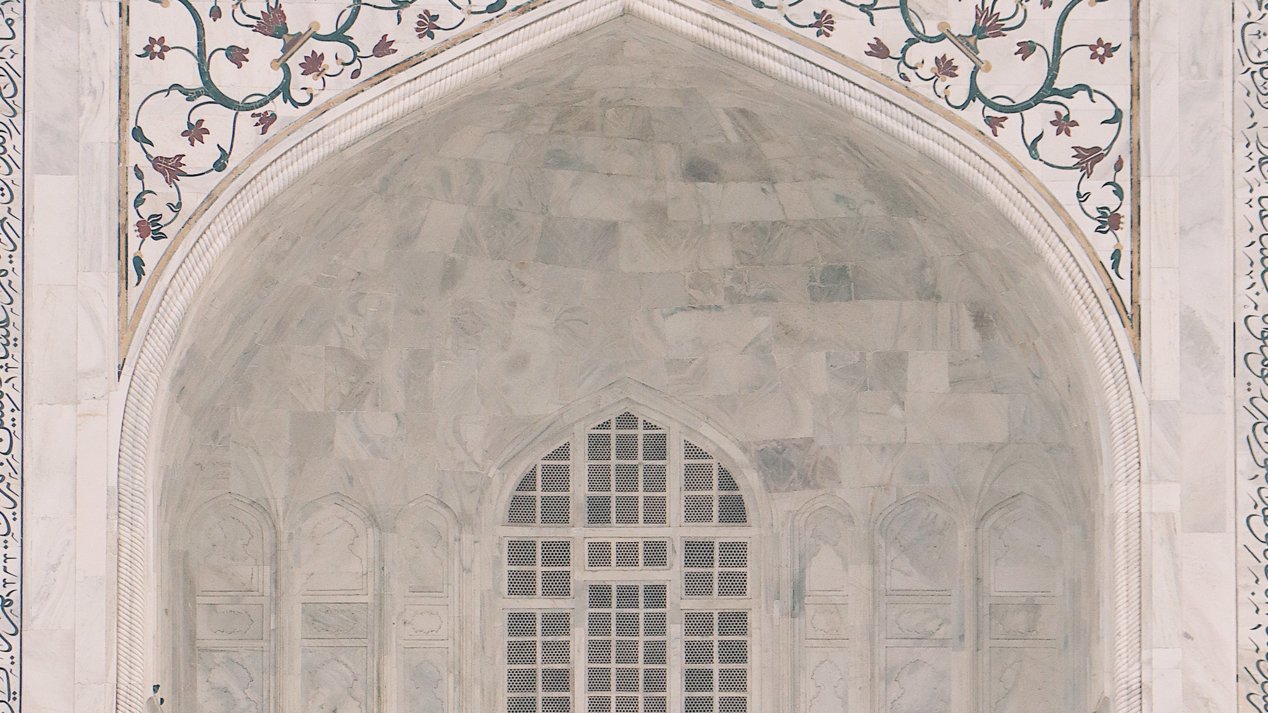 Обои Агра Форт, фасад, средневековая архитектура, Триумфальная арка, ханака в разрешении 2560x1440