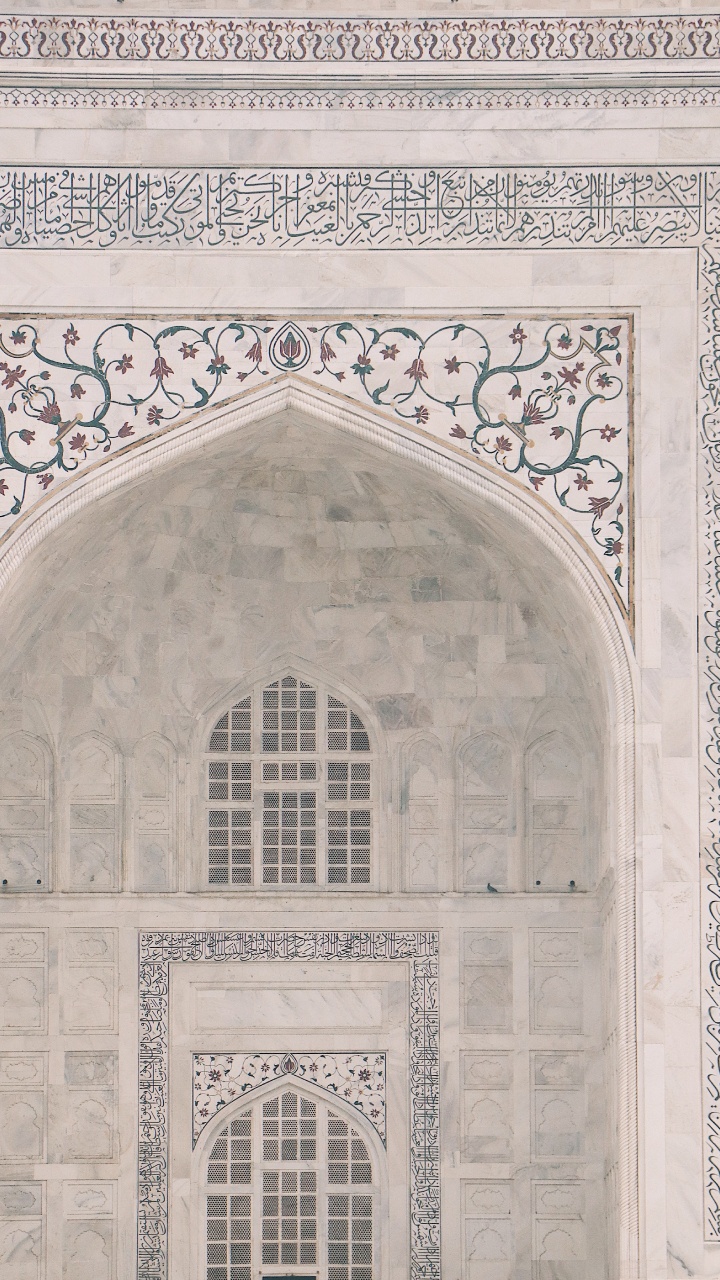 Обои Агра Форт, фасад, средневековая архитектура, Триумфальная арка, ханака в разрешении 720x1280