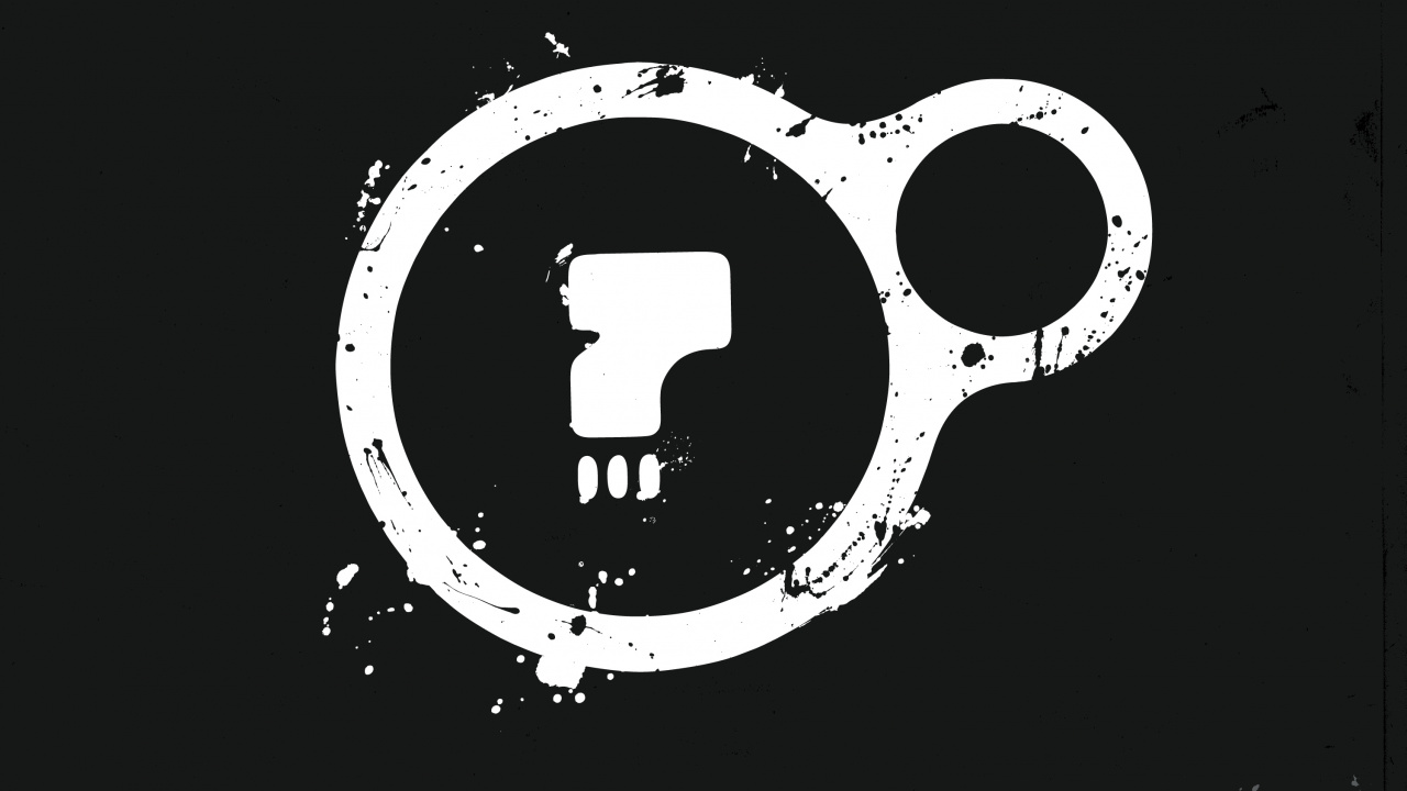 Обои смартфон, круг, арт, символ, монохромный в разрешении 1280x720