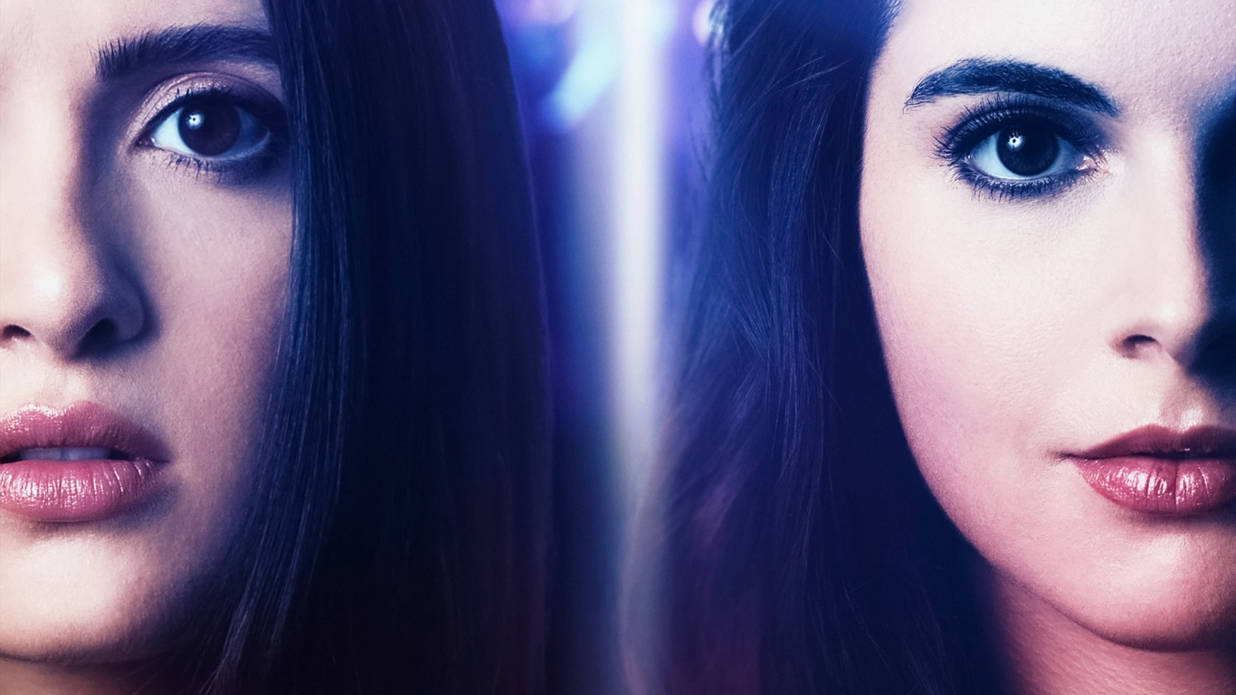 Обои лицо, волосы, бровь, синий, губа в разрешении 1366x768